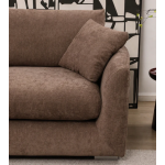 Belle Feather Cloud Sectional - Mocha - Image 6