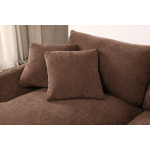 Belle Feather Cloud Sectional - Mocha - Image 4