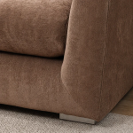 Belle Feather Cloud Sectional - Mocha - Image 5