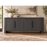 Elara Black Charcoal Oak Sideboard Table